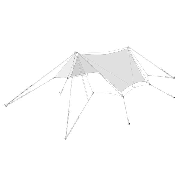 楽天市場】スノーピーク TAKIBIタープ オクタ インナールーフ (TP-430