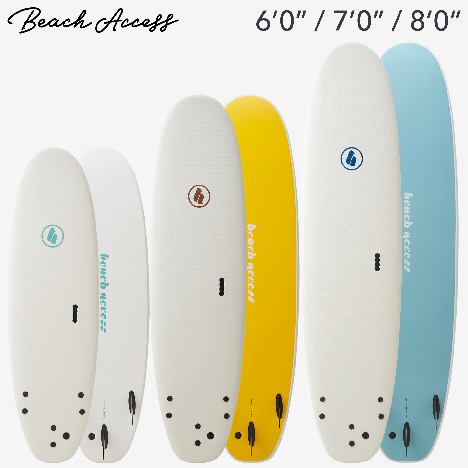 楽天市場】m-soft ソフトボード サーフボード 6'0