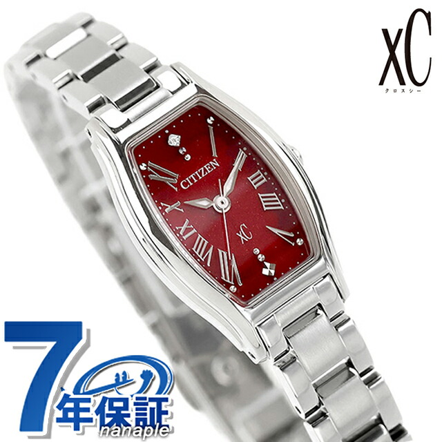 楽天市場】赤（シリーズクロスシー（シチズン））（レディース腕時計