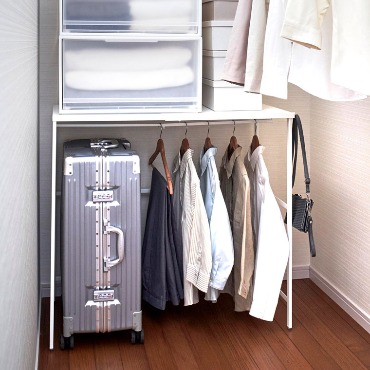 楽天市場】[ 伸縮キャリーケース上ラック タワー ] 山崎実業 tower 幅