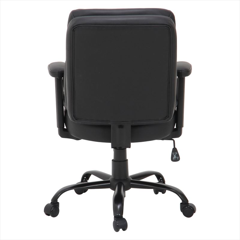 楽天市場】PUプレジデントチェアーマンチェスター BK【メーカー直送品