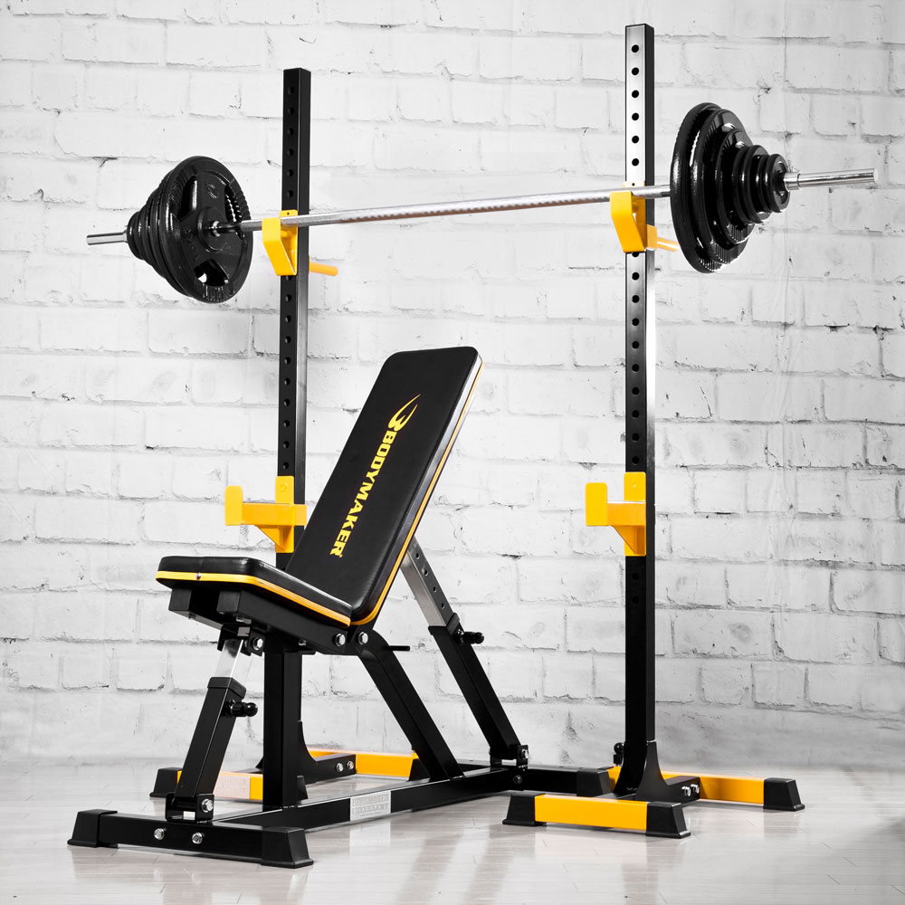 よ*ろ様 ラック、ベンチ、バー、ウエイト、マットのセット