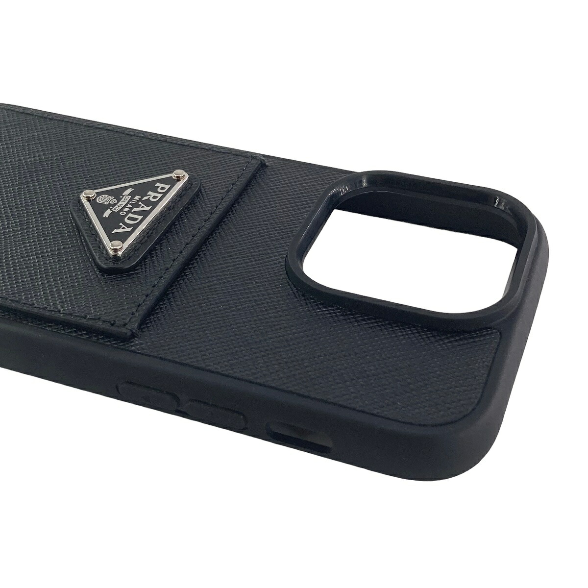 楽天市場】【中古】 PRADA プラダ iPhoneケース 14Pro 1ZH163 黒