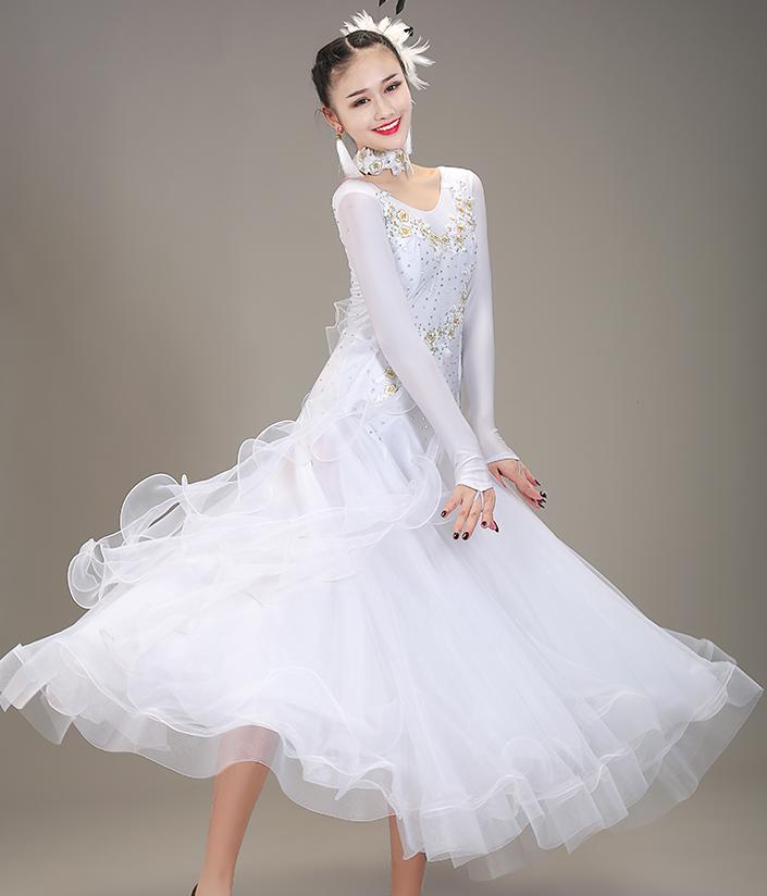 楽天市場】モダンドレス スパンコールワルツ ラテンタンゴ社交ダンス