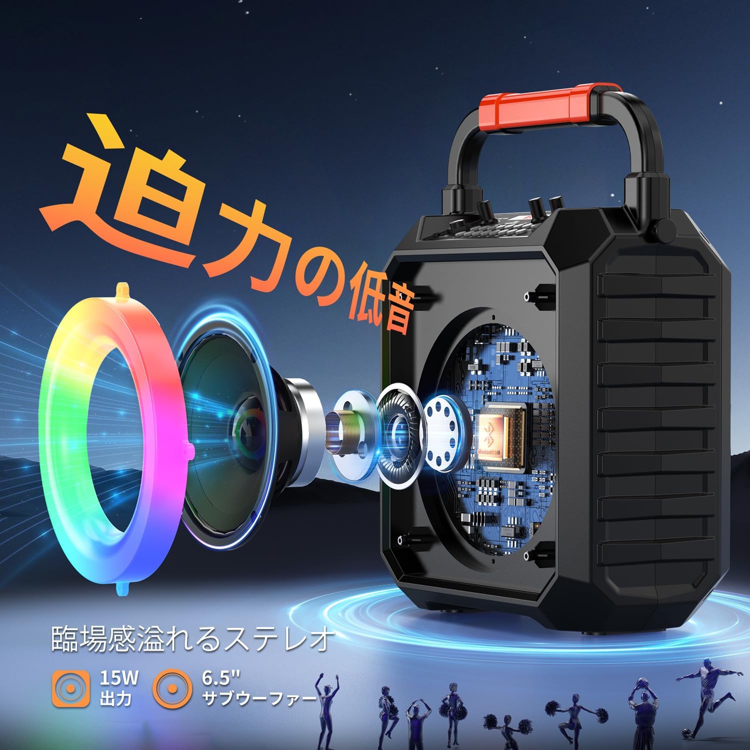 楽天市場】【15％OFFクーポンあり】JYX スピーカー 拡声器 ワイヤレス