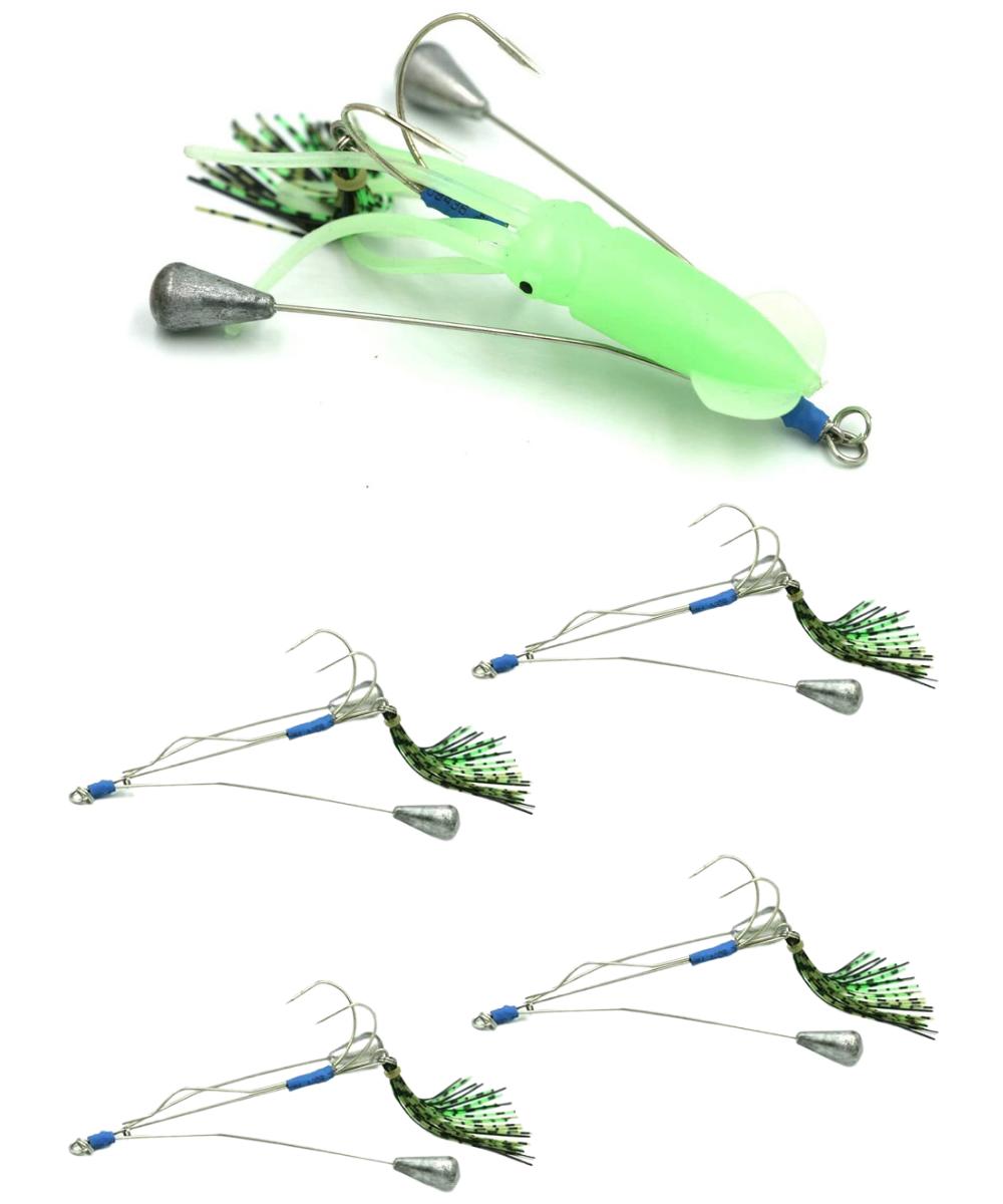 楽天市場】【35g 4個セット】タコルアー タコエギ タコテンヤ セット