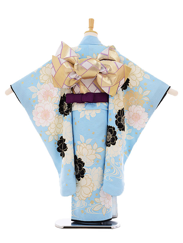 楽天市場】七五三 着物 7歳 フルセット レンタル 女の子 0746 ブルー
