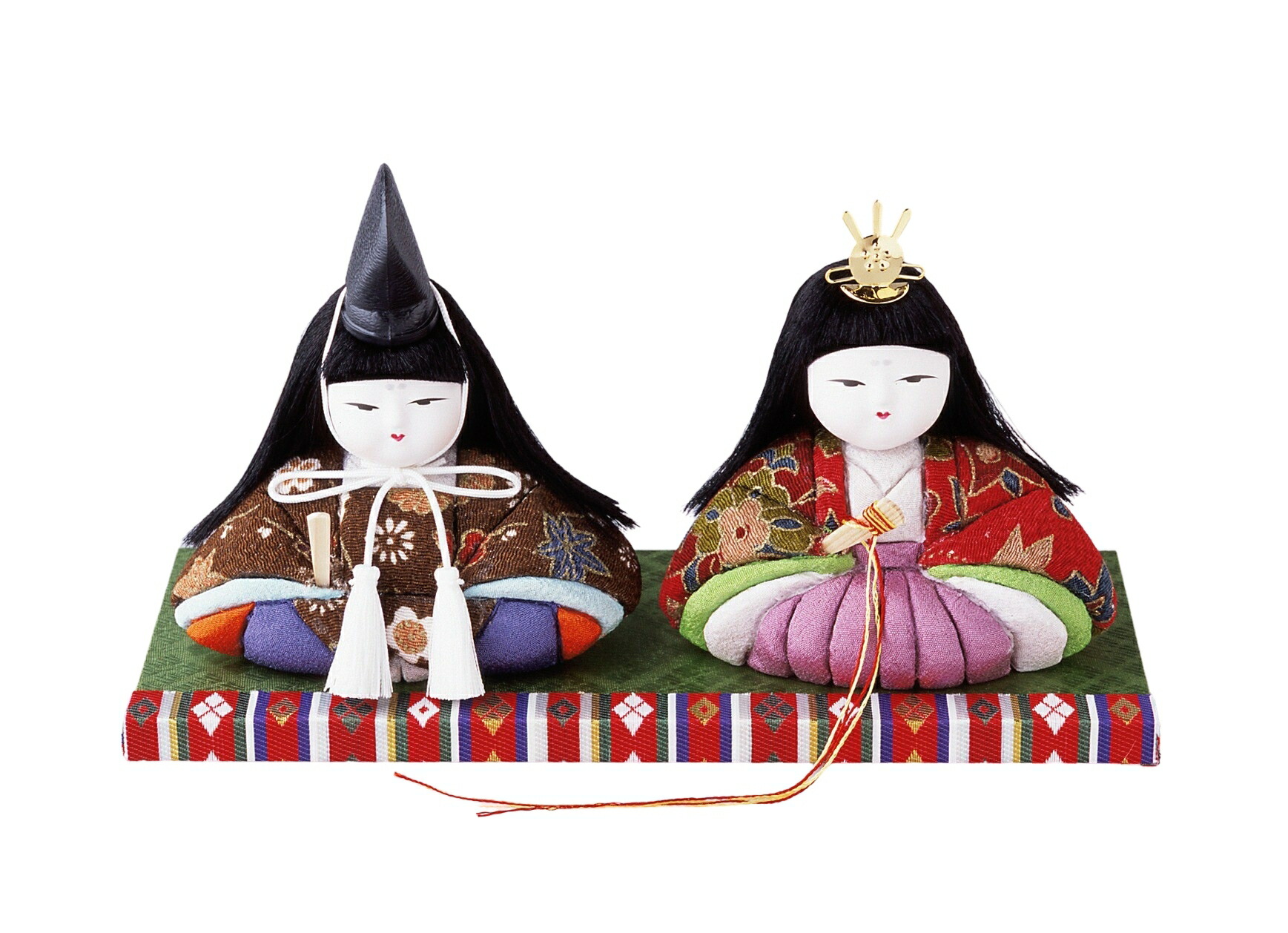 楽天市場】【 スーパー SALE 50%OFF 】 木目込人形 豆親王 雲弦台付