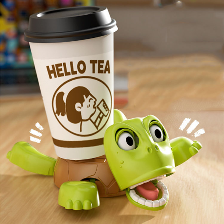 楽天市場】2個セット 亀コースター 面白い タートルコースター 亀