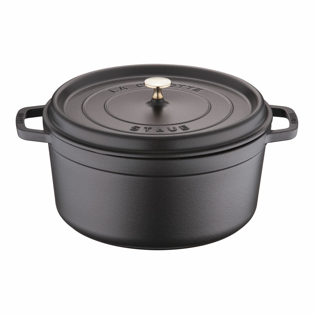 ストウブ ピコ ココット ラウンド 30cm [ブラック] (鍋) 価格比較