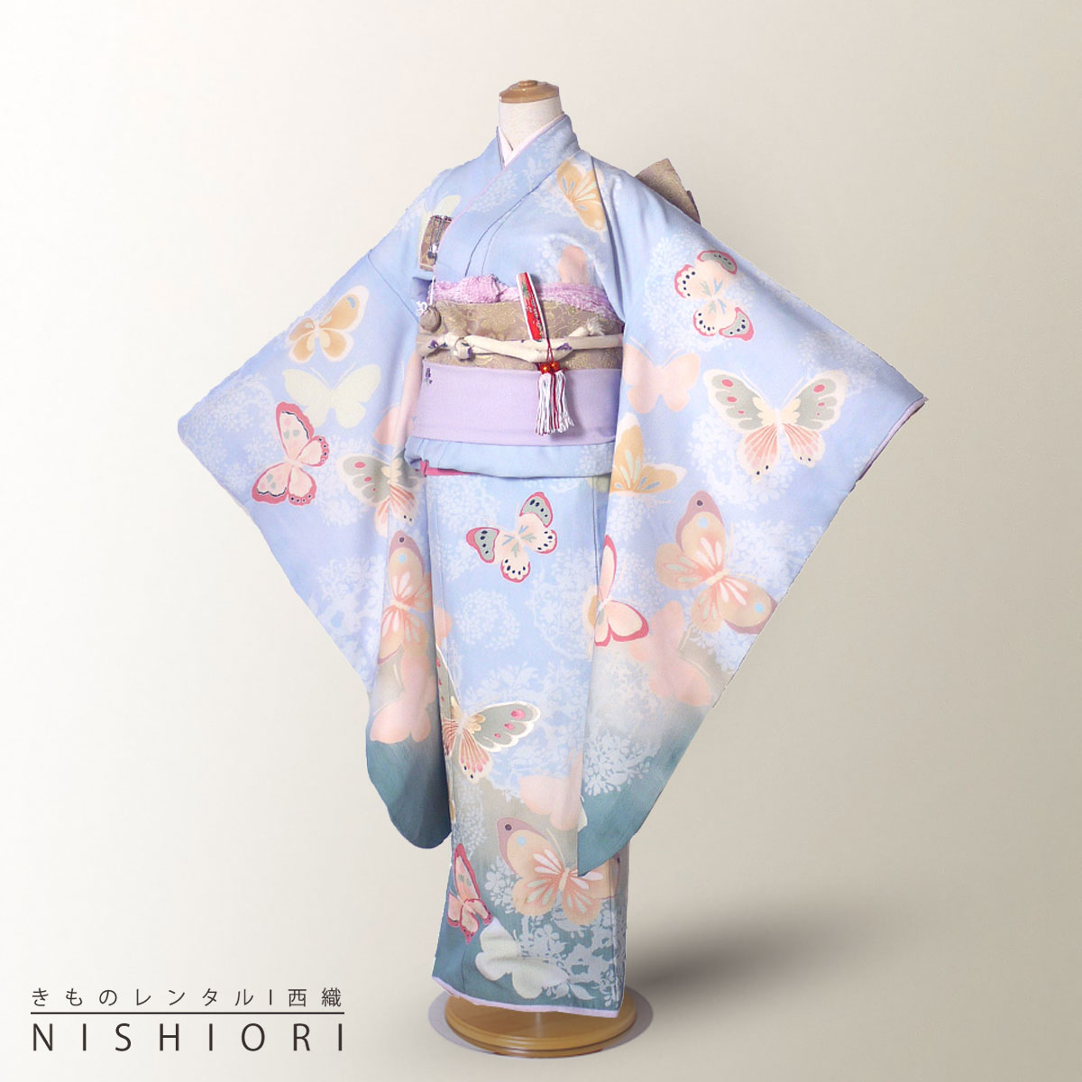 楽天市場】蝶（七五三7歳）（着物セット｜和服）：キッズファッション