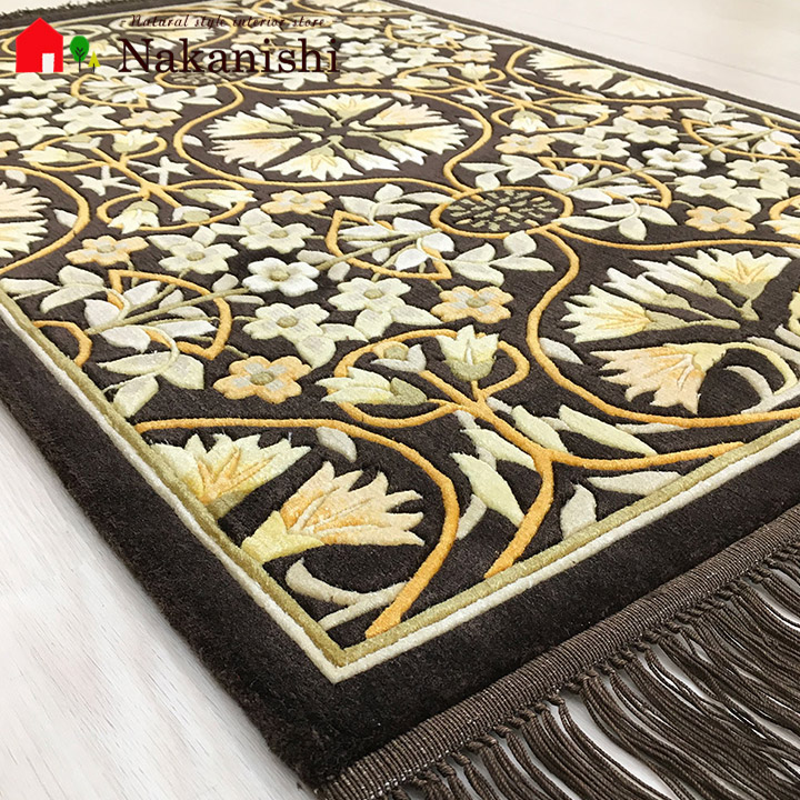 楽天市場】【中国段通 シルク 玄関マット】「堅実」絨毯(じゅうたん