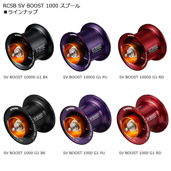 楽天市場】SLPワークス [90] RCSB SV BOOST 1000S スプール G1 レッド