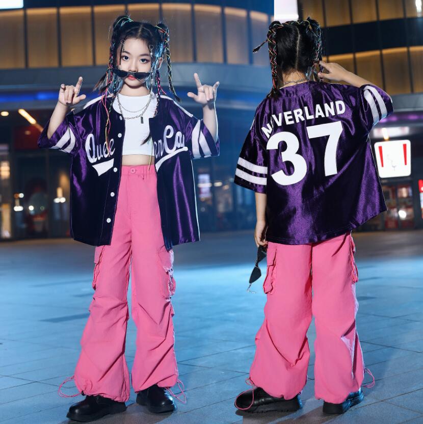 楽天市場】ベースボールシャツ キッズ ダンス 衣装 セットアップ