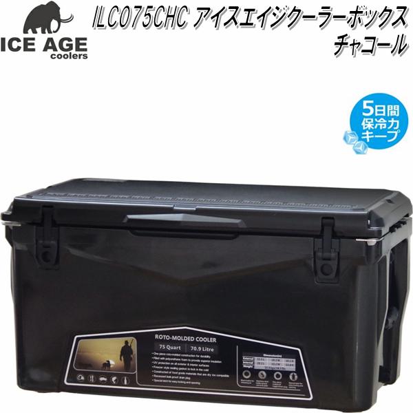 楽天市場】ILC075CHC アイスエイジ 75QT チャコール ICE AGE 70.9L