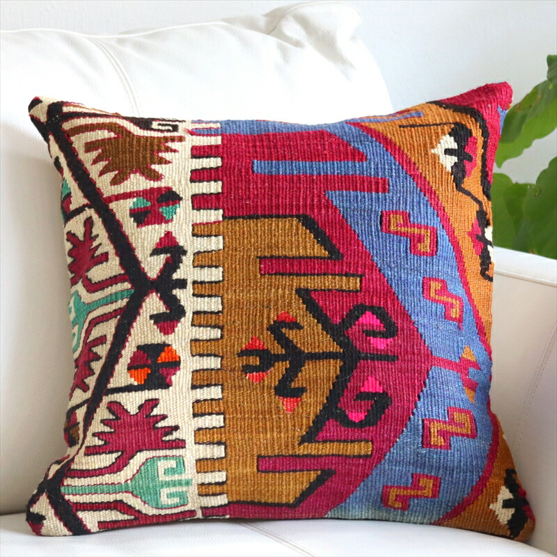 楽天市場】オールドキリム クッションカバー 40cmサイズ カイセリ