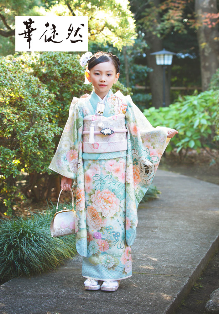 楽天市場】【プレ500円OFF】七五三 着物 7歳 四つ身着物 華徒然 絵羽