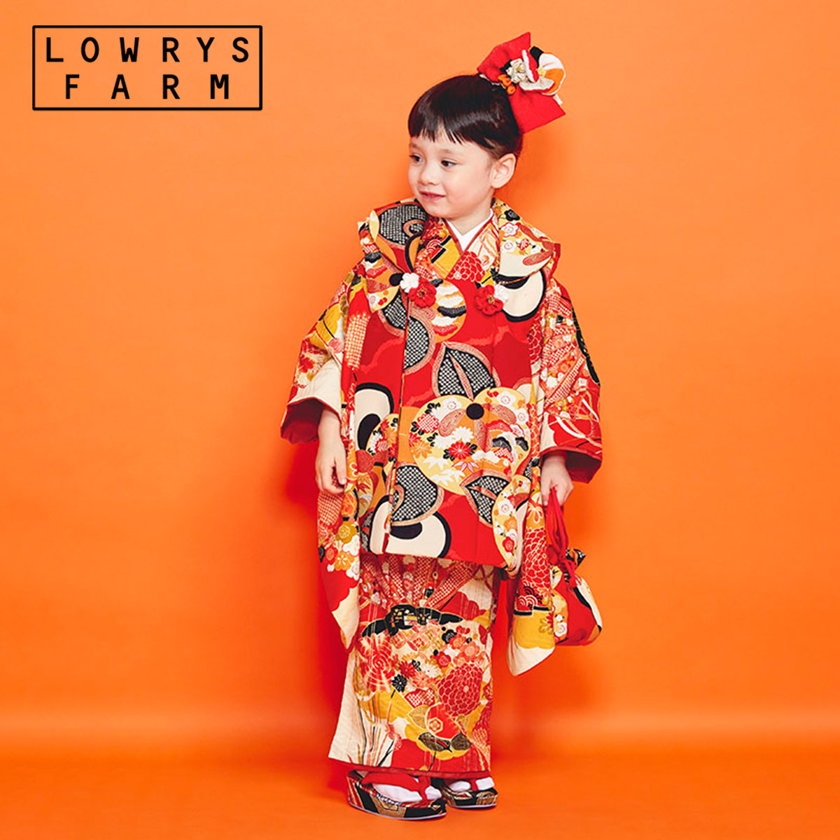 楽天市場】【レンタル】[七五三 着物 3歳 女の子] 三歳 「K219 LOWRYS