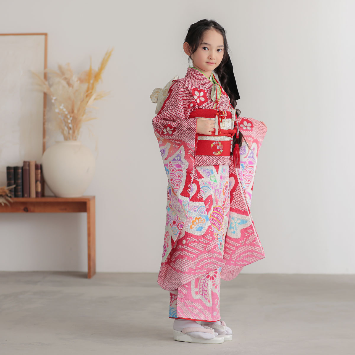 楽天市場】【レンタル】753 七五三 着物 7歳 フルセット 女の子