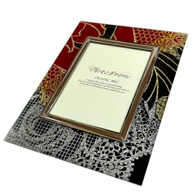 楽天市場】フォトフレーム ガラス製 着物生地使用 振袖 着物リメイク