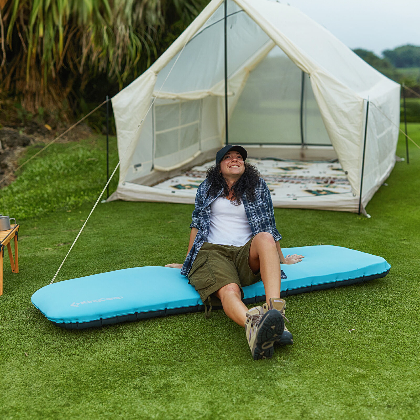 楽天市場】KingCamp エアーマット キャンプ インフレーターマット 10cm