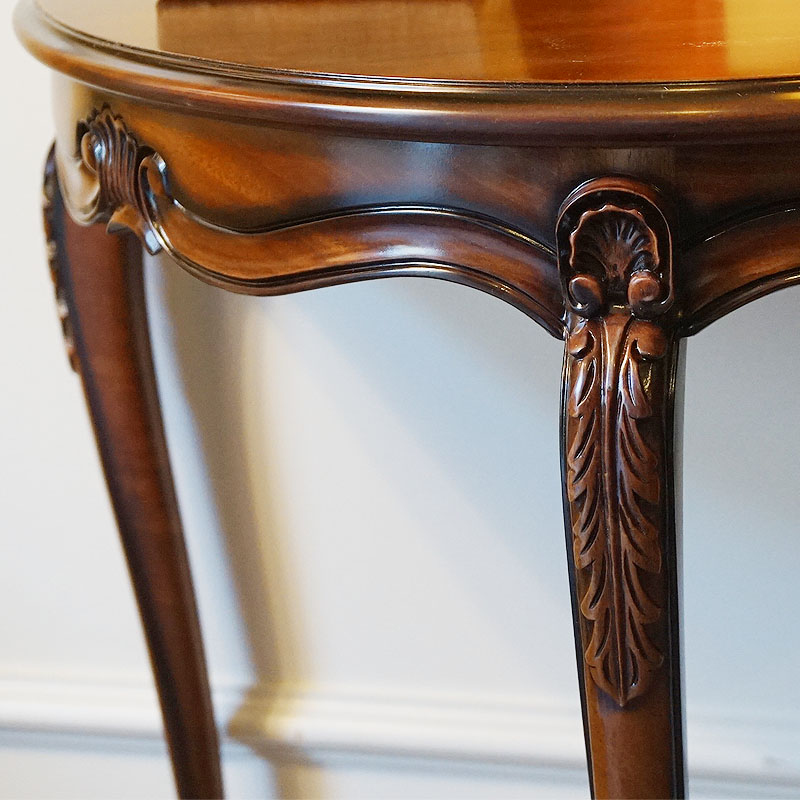 楽天市場】コンソールテーブル アンティーク 半円 M スリム 玄関