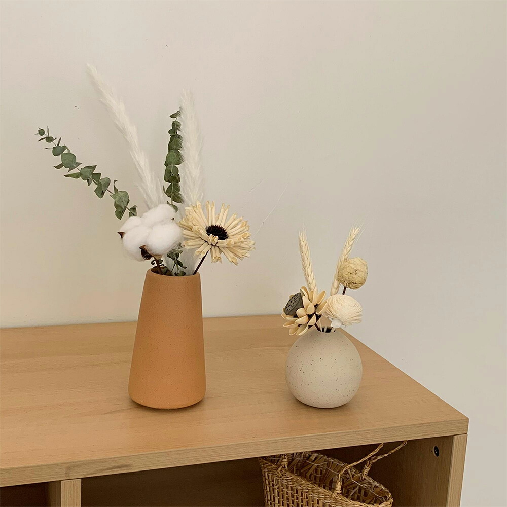 楽天市場】ins風 フラワーベース 花瓶 セラミック 造花・ドライ