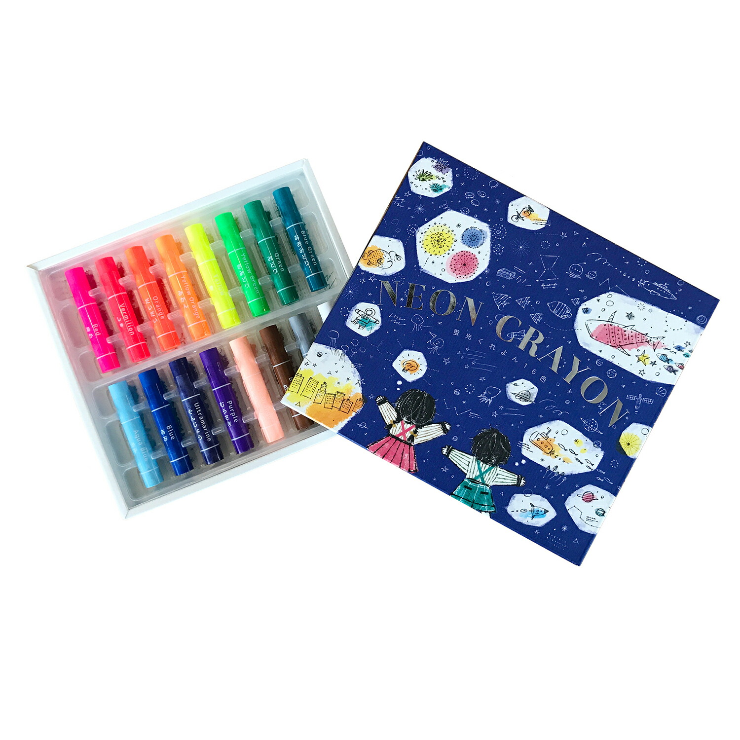 楽天市場】スーパーセール中P15倍！【公式】蛍光くれよん （コクヨの