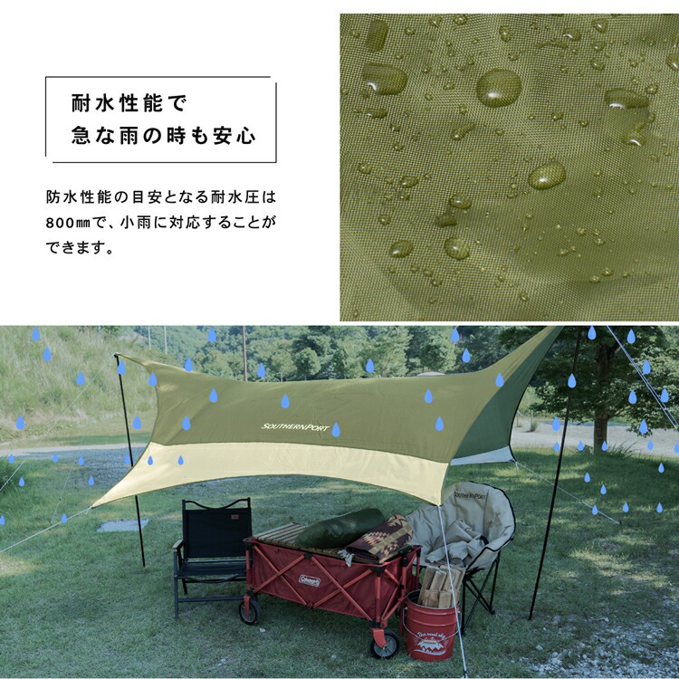 楽天市場】【ポイント5倍 1/26(月)14時〜】アウトドア タープ 簡単
