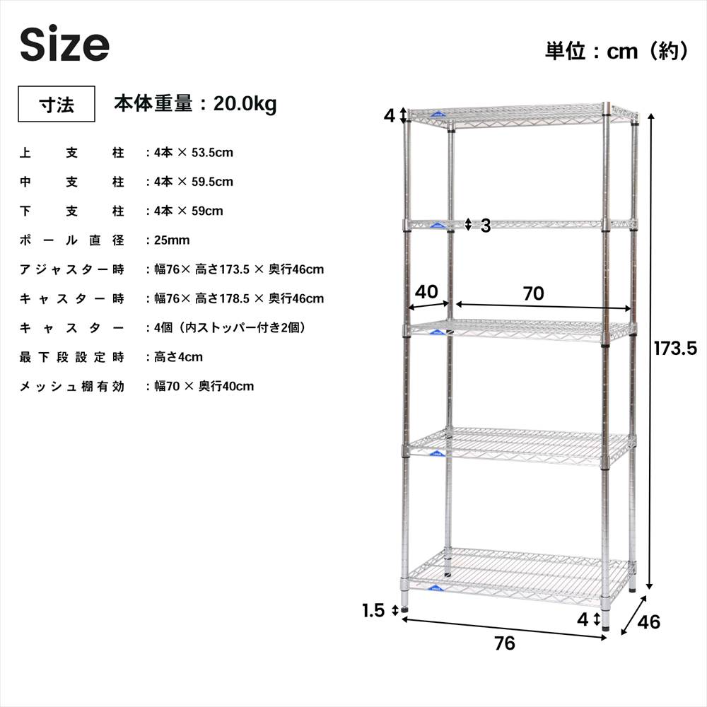 楽天市場】【ポイント5倍 3/5(木)〜】ラック スチール メタル ワイヤー