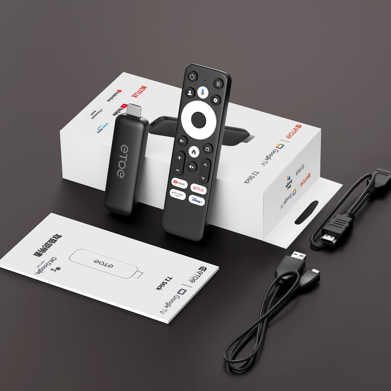 楽天市場】ETOE Google TV ボックス、Netflix 認定、ストリーミング