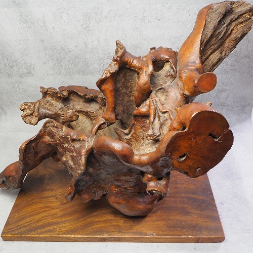 楽天市場】0286 木のオブジェ 木の飾り物置物 古道具 木 古民具 レトロ