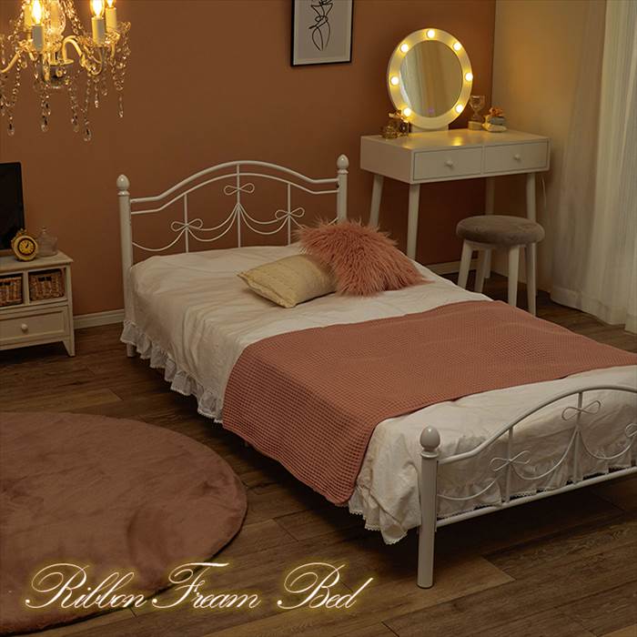 楽天市場】パイプベッド シングル 定番 ベッドフレーム シングルベッド