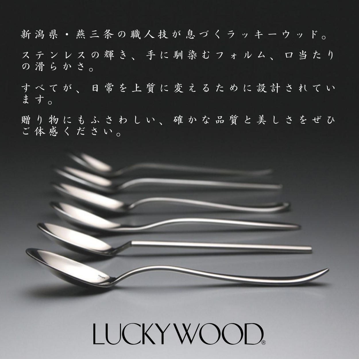 楽天市場】ティースプーン デラックス 1105-000 LUCKYWOOD 高級