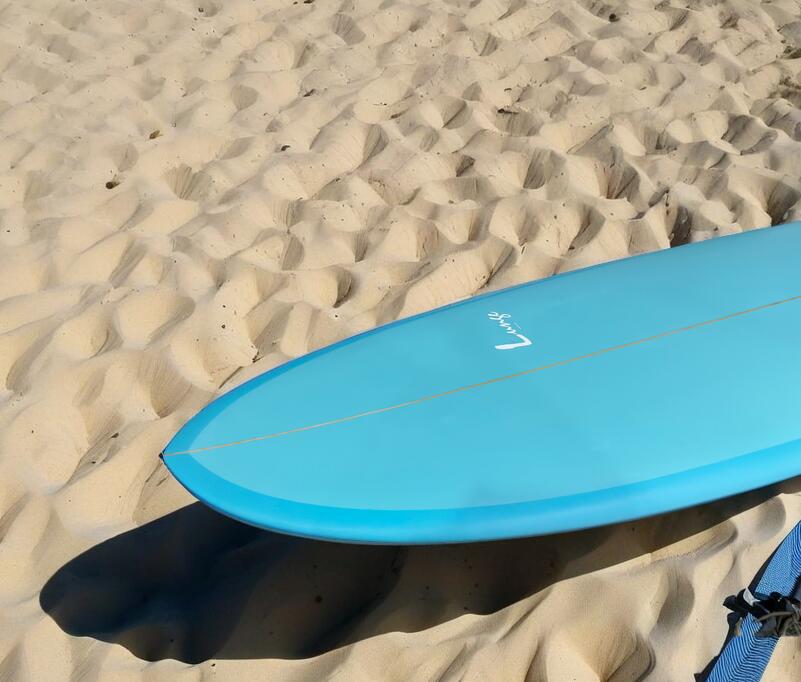 楽天市場】LUNGE KITE ミッドレングスサーフボード EPS ライトブルー