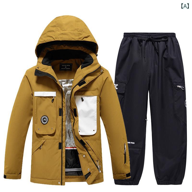 楽天市場】イエロー（メンズウェア｜スキー用ウェア）：ウィンター