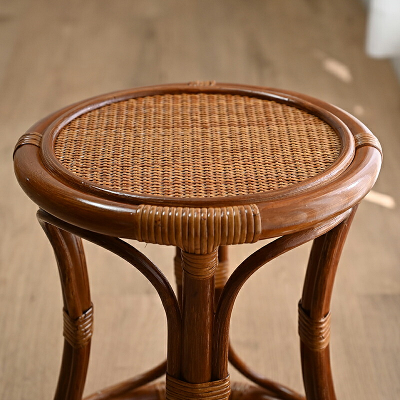 楽天市場】籐椅子 スツール 腰掛け ラタンチェア 籐製 軽い 和風 和