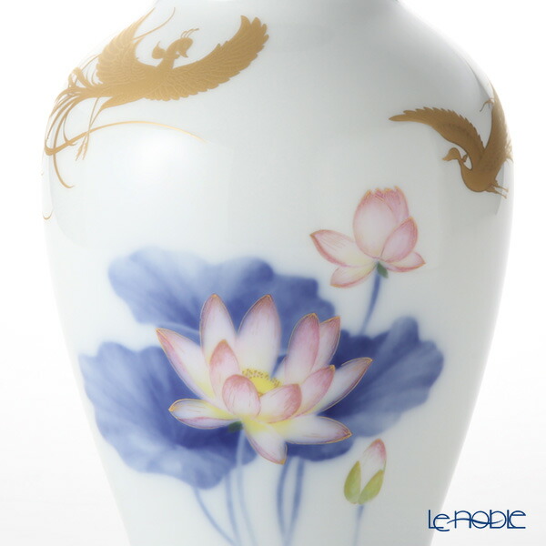 楽天市場】【P10倍・クーポン】大倉陶園 鳳凰舞妃蓮 28cm 花器 20A