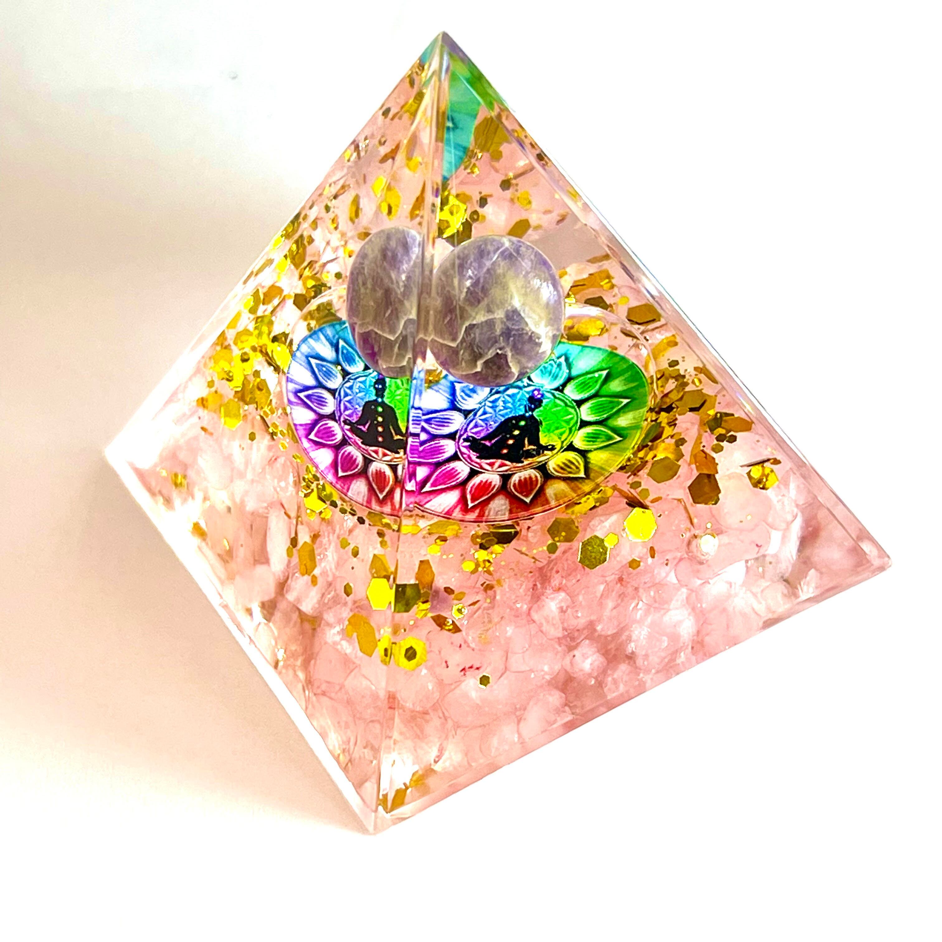 楽天市場】【 飾る幸運 ピラミッド 】ローズクォーツ アメジスト 家族