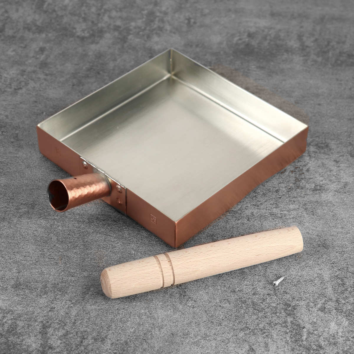 楽天市場】工房アイザワ 純銅 玉子焼き 関東型 18cm （ aizawa 日本製