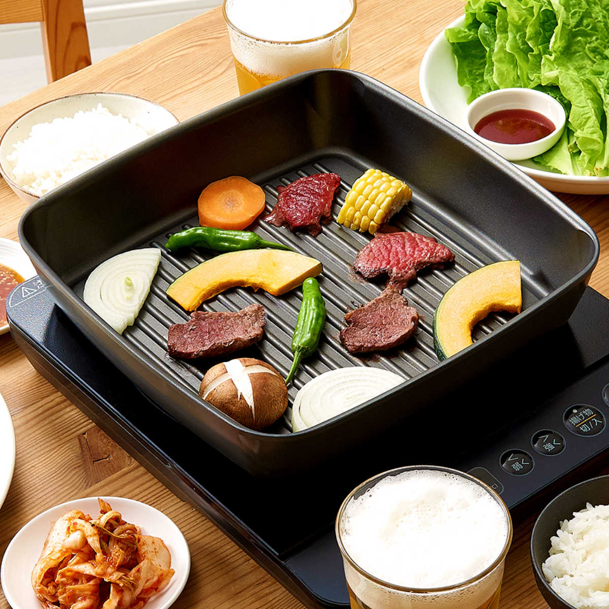 楽天市場】四角いフライパン 26cm IH対応 着脱ハンドル式 チタンシェフ