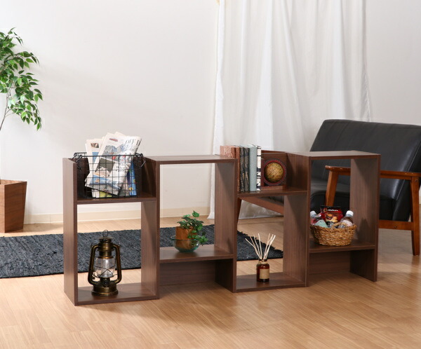 楽天市場】ディスプレイラック 4段 S型 ブックシェルフ 幅59cm （ 送料