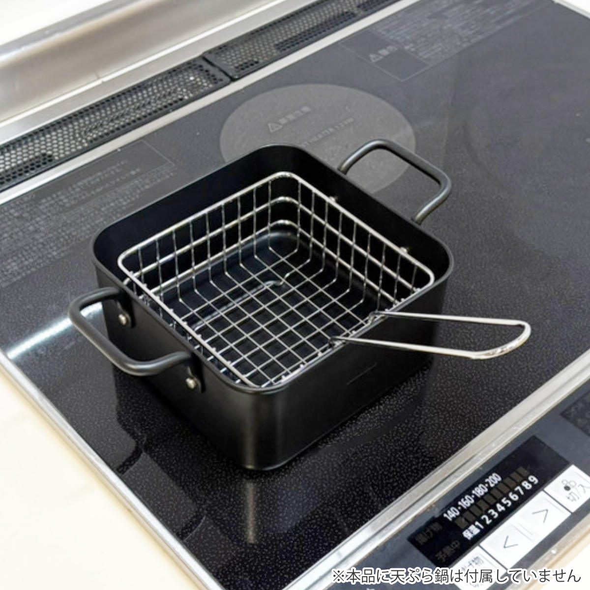 楽天市場】角型揚げざる 20cm ステンレス製 サクッと専科