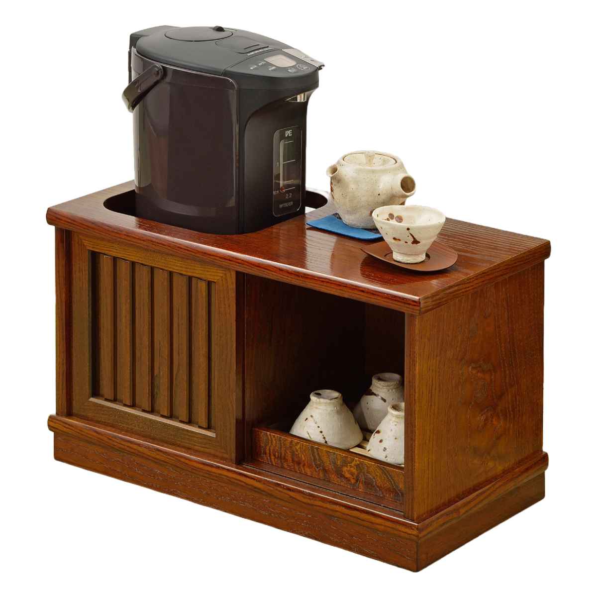 楽天市場】お座敷ワゴン けやき調 キャスター付 秋草 幅60cm （ 座敷