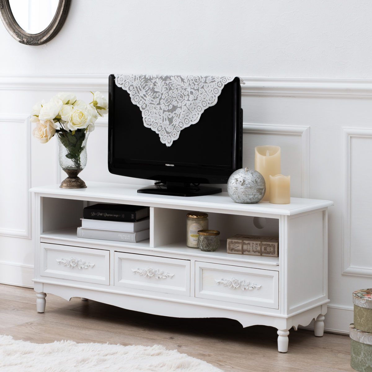 楽天市場】テレビ台 ウッドプロダクツ 引き出し 3杯 幅105cm 足付