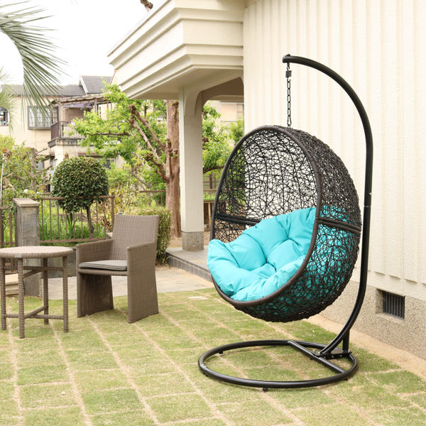 楽天市場】ハンギングチェア 1人用 アジアンリゾート風 クッション付
