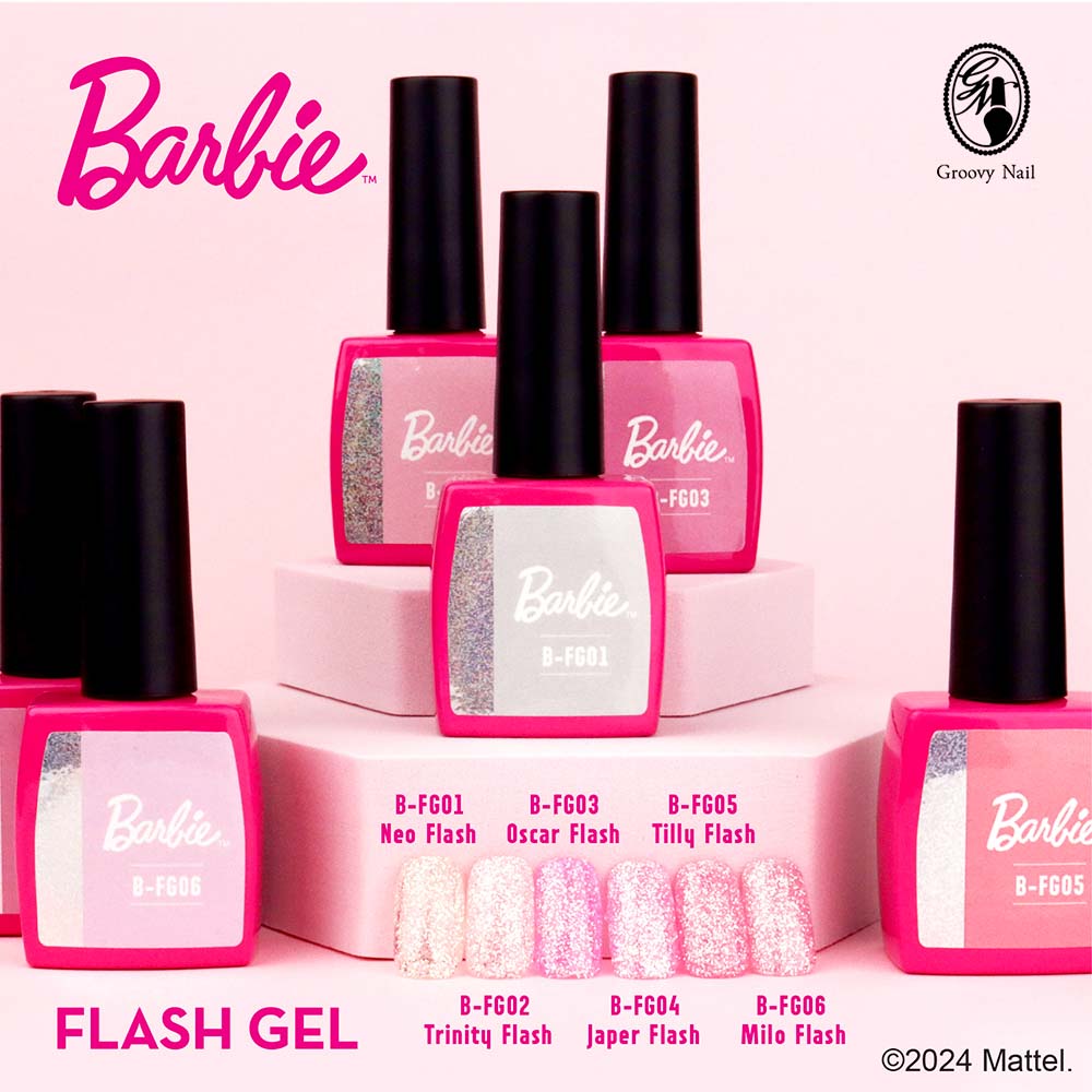 楽天市場】バービー Barbie フラッシュジェル 10g 全6色 FG01~06 ラメ