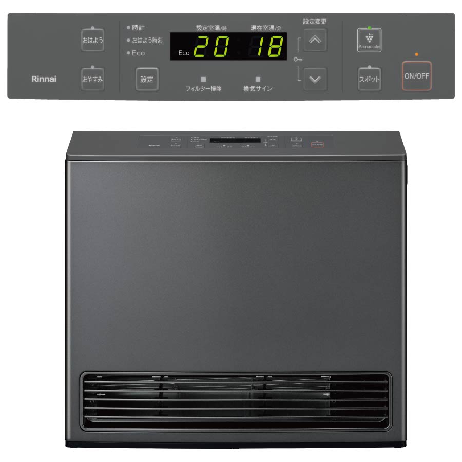 楽天市場】リンナイ ガスファンヒーター RC-U5801PE-BG Standard