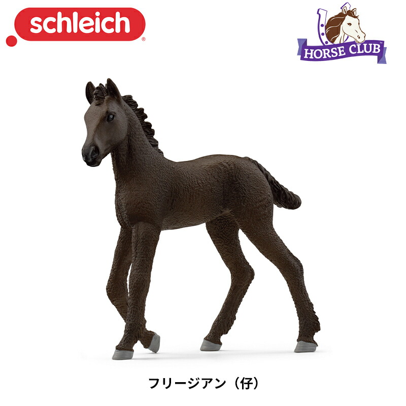 楽天市場】フリージアン（仔）13977 馬フィギュア Horse Club ホース