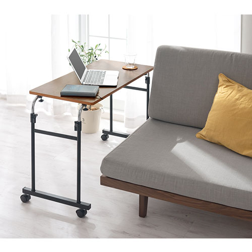 楽天市場】テーブル 昇降式 キャスター付き ベッドテーブル ソファー